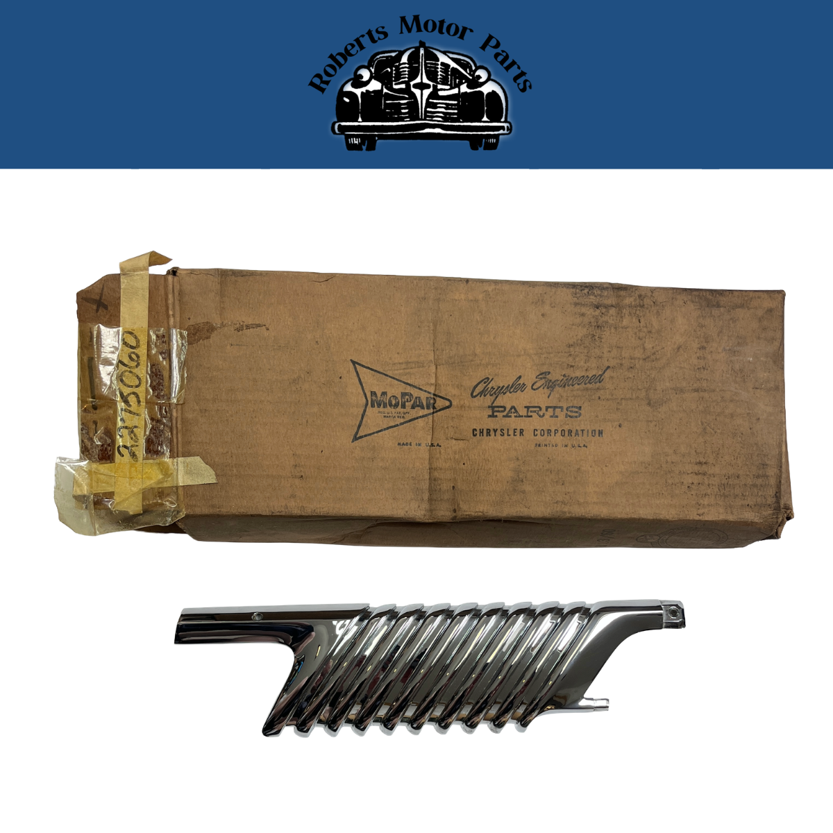 New Old Stock Right Quarter Panel Moulding for 1961 Plymouth Furys #2275060