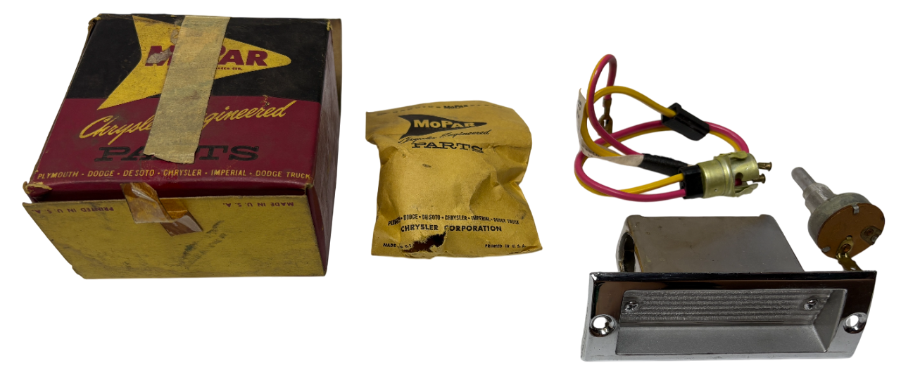 New Old Stock Map Light Lamplight Package for 1961-64 Models Mopar #2257726