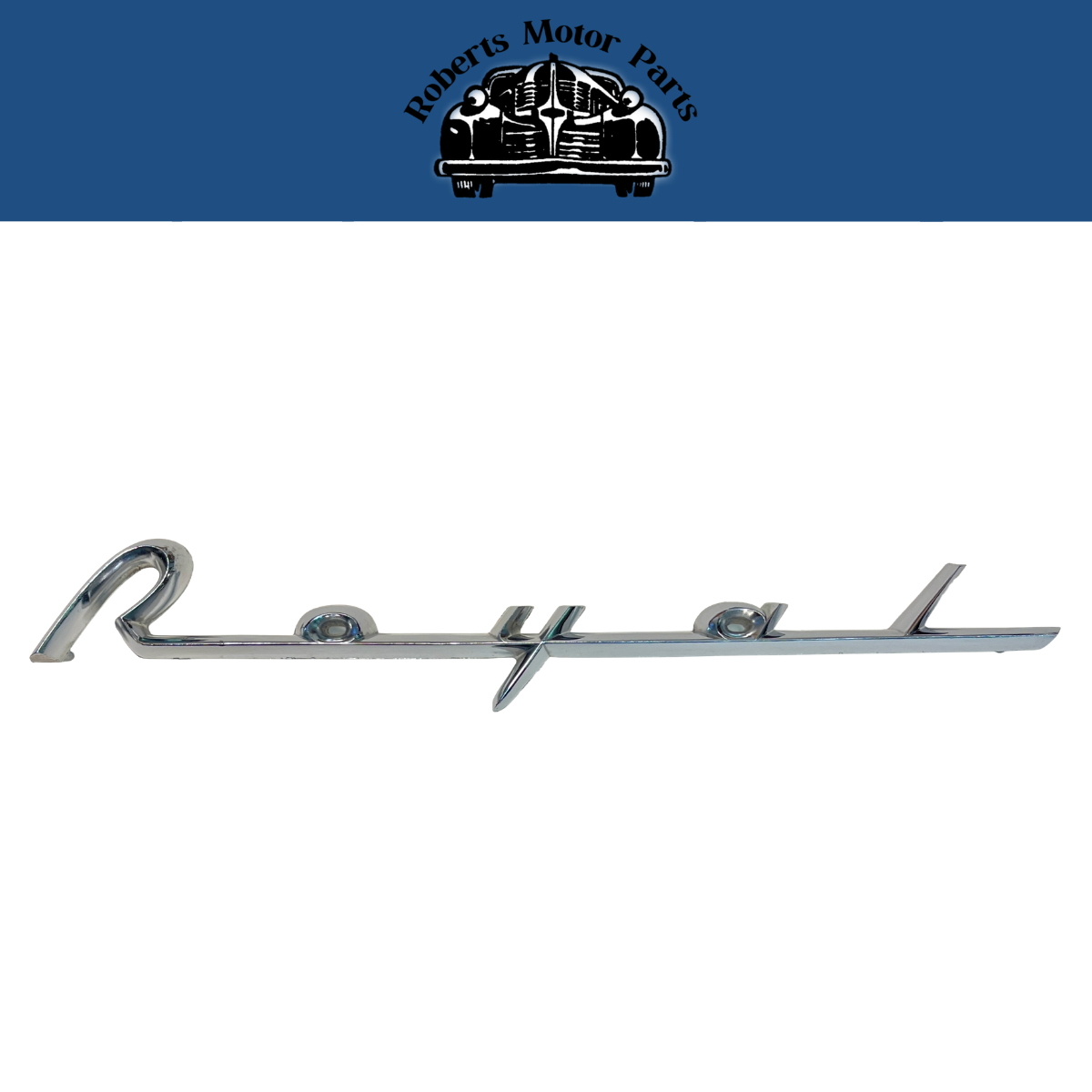 New Old Stock Quarter Panel Nameplate for 1955-56 Royal Models Mopar #1599369