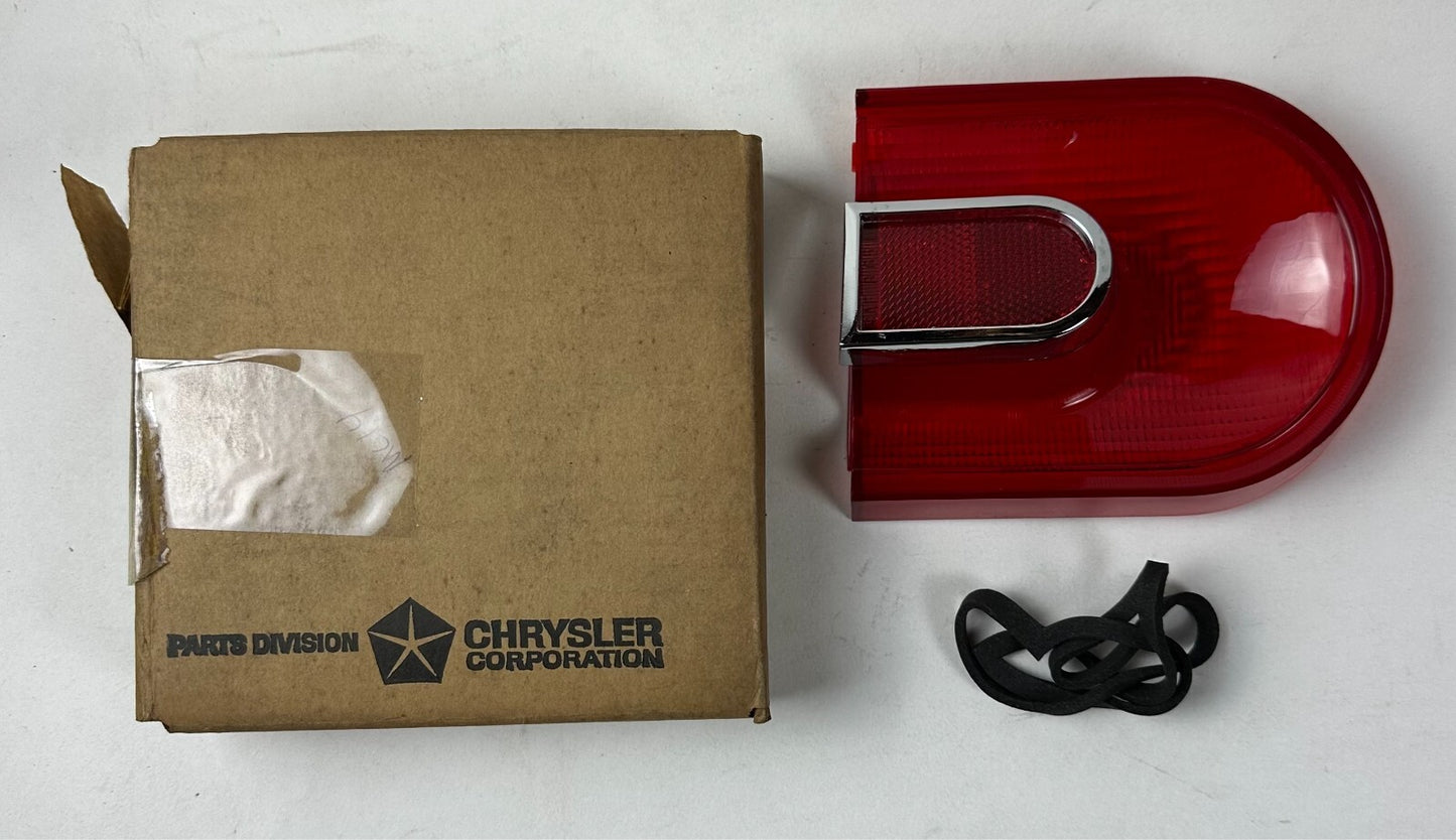 NOS Mopar Right Outer Tail Lens 1965 Dodge Dart Models #2525688