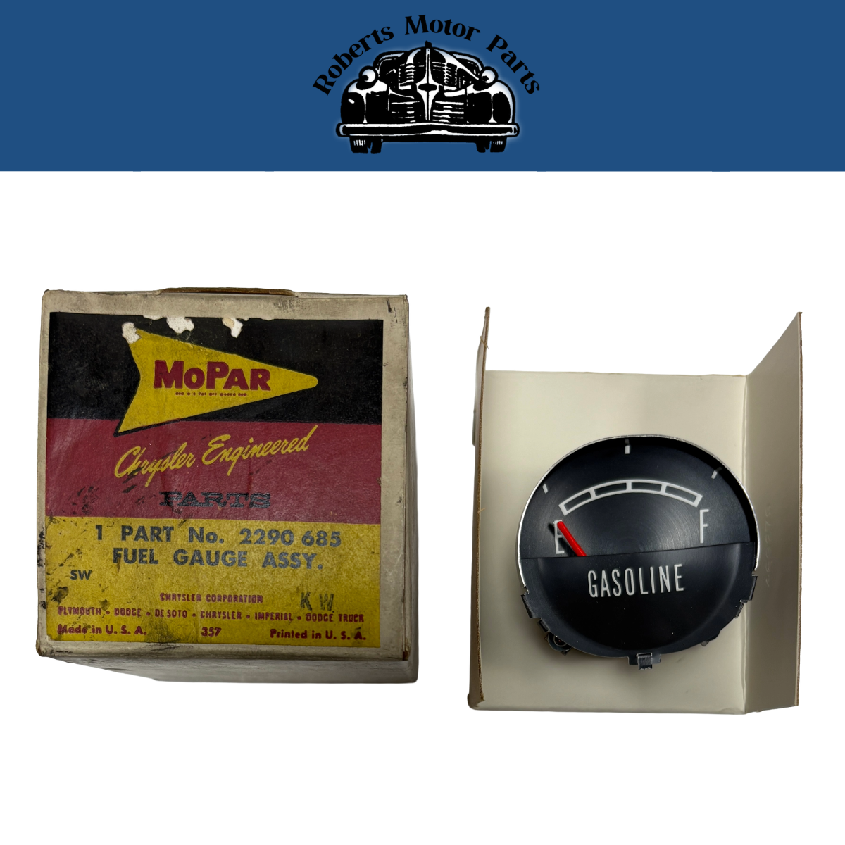 New Old Stock Fuel Gauge For 1963 Chrysler New Yorker & Newport 300 #2290685