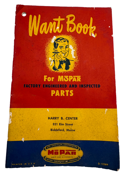 Vintage Mopar Wants Book #D-12389