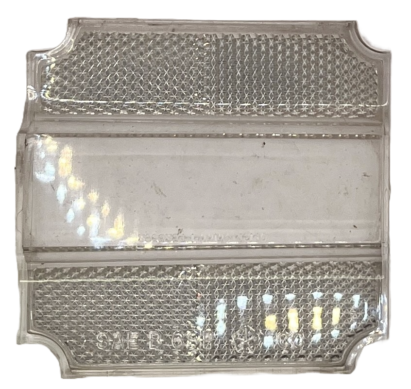 New Old Stock Right Taillight Reflector Lens for 1968 Plymouth Fury #2853254