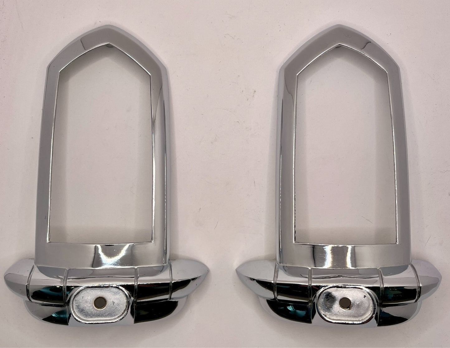 New Old Stock Taillight Bezels for 1950 Dodge Models #1343180 & #1343181
