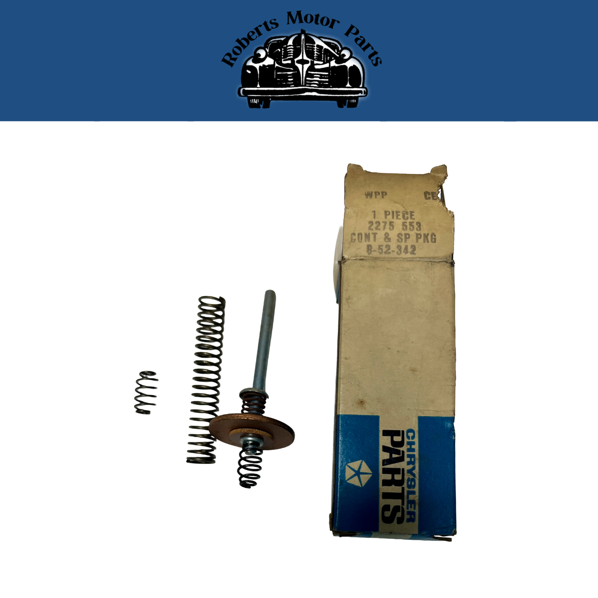 New Old Stock Starter Solenoid Spring Kit For 1960-1981 Mopar Models #2275553