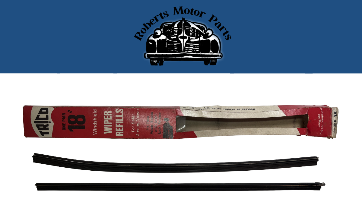New Old Reproduction Stock Trico Wiper Blade Refill Pair 18 Inch #RF-18