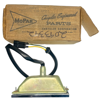 New Old Stock Right Parking Lamp Assy for 1960-61 Plymouth Belvedere #2093342