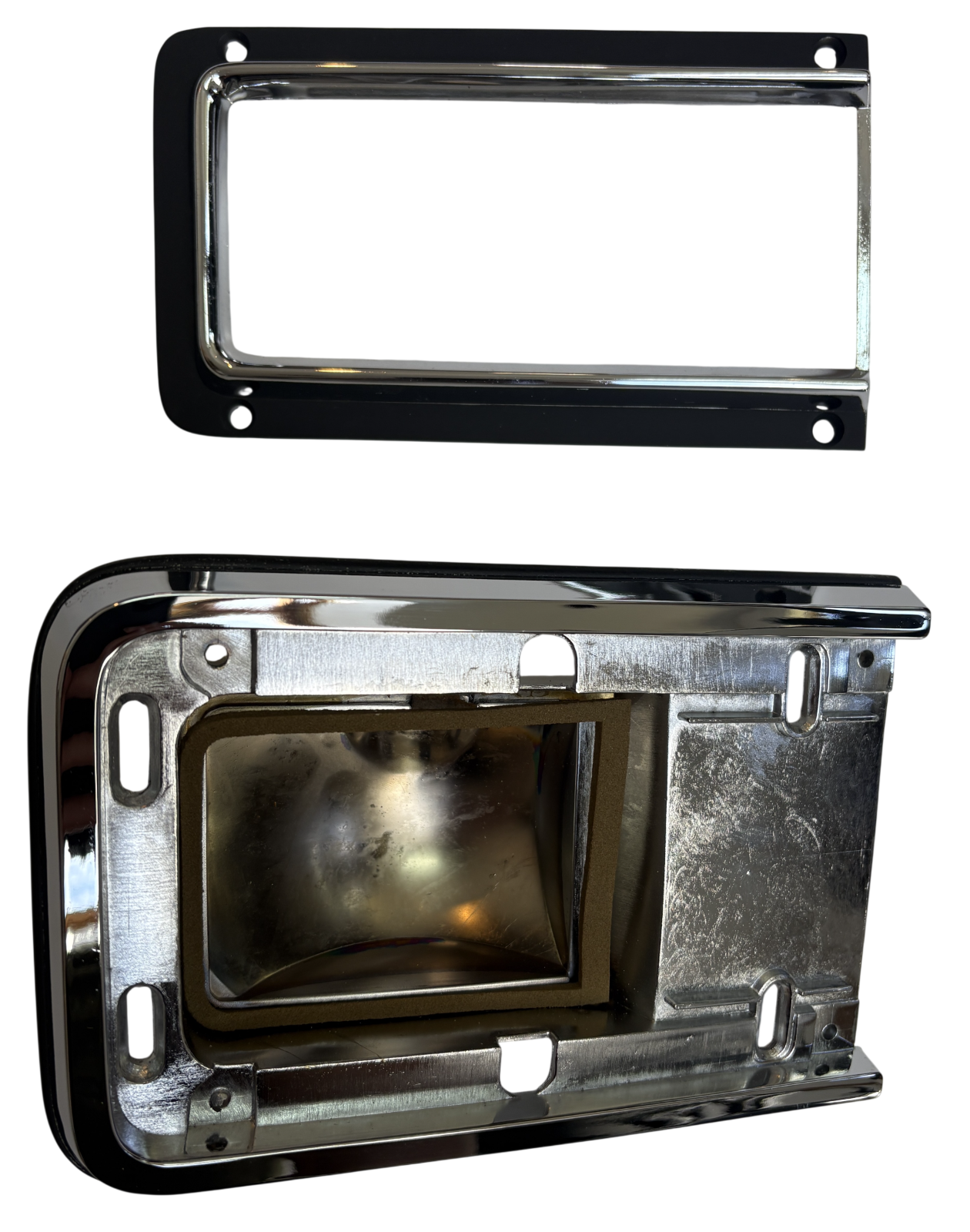 New Old Stock Left Tail Lamp Bezel & Housing Pkg 1963 Dodge Suburban #2421840