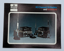 Original 1973 Mopar "40 Channel CB Radios and Antennas" Catalog