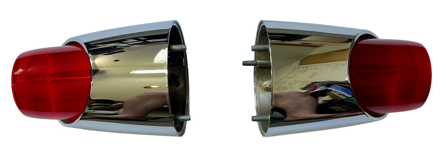 Pair of New Old Stock Taillamps for 1959 Dodge Models Mopar #1879200 & #1879201