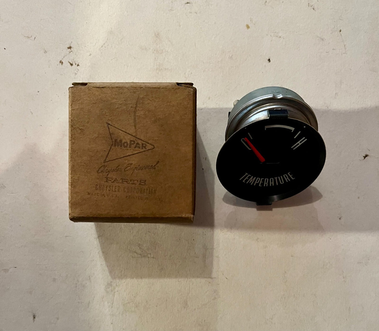 NOS Mopar Temp Gauge 1962 Plymouth Savoy Belvedere Fury Sport Fury #2257213