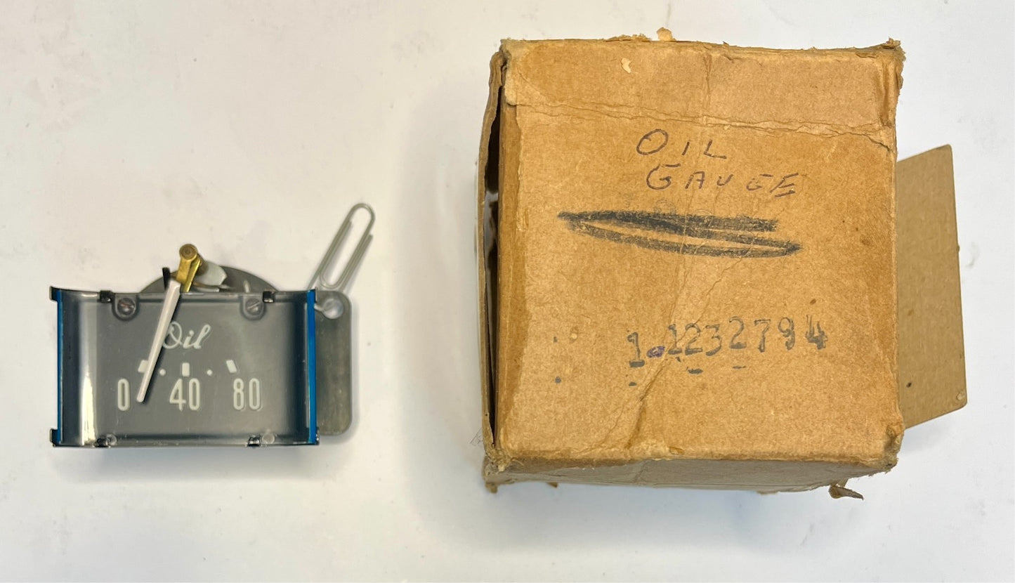 New Old Stock Oil gauge for 1946-48 Chrysler Models Mopar #1232794