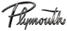 New Old Stock Plymouth Script Emblem Ornament for 1959 Models #1902613