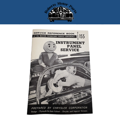 Original Ross Roy Instrument Panel Service Book Chrysler Session 155