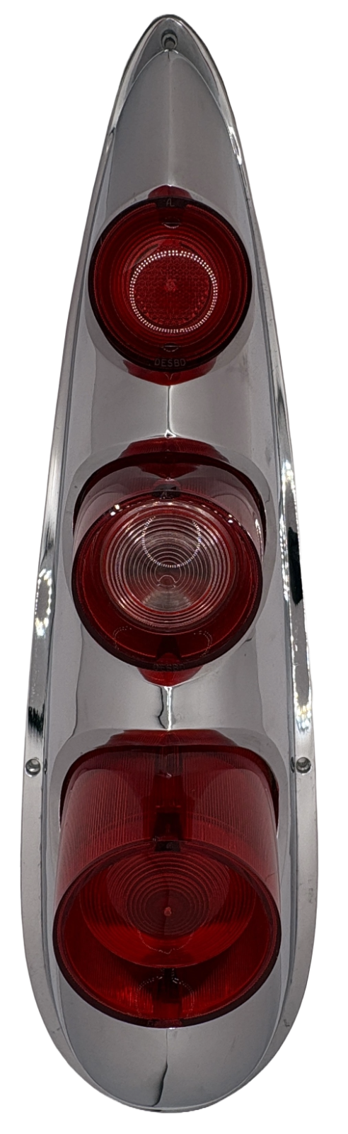 New Old Stock Tail-Stop-Backup Lens Set w/Bezel 1957-58 DeSoto #1770787