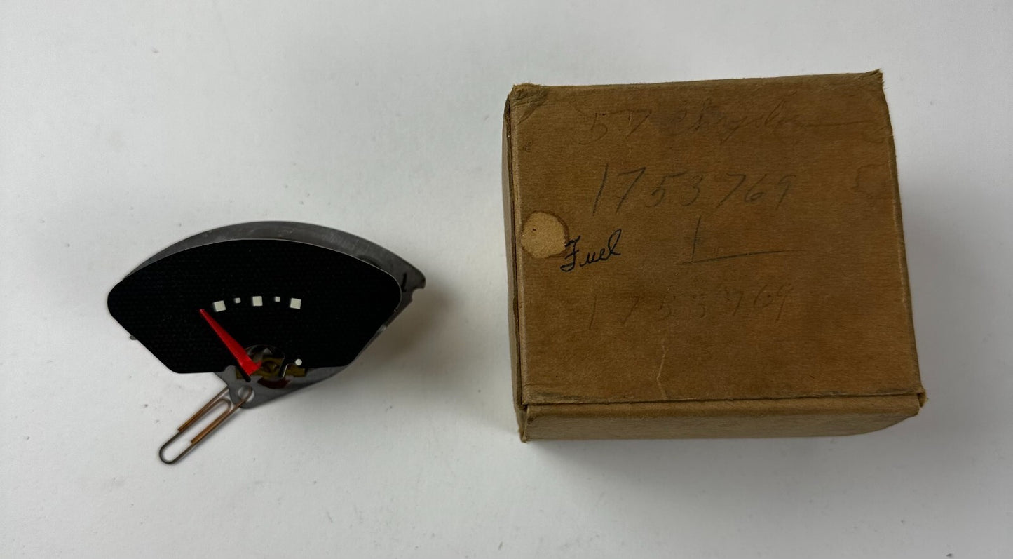 NOS Mopar Fuel Gauge 1957-8 Chrysler All Models #1753769