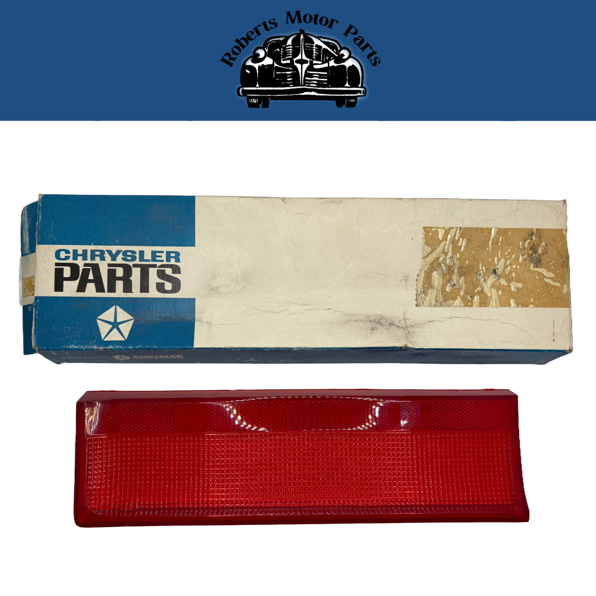 New Old Stock Left Hand Tail Light Lens 1969 Chrysler Newport Models #2932717