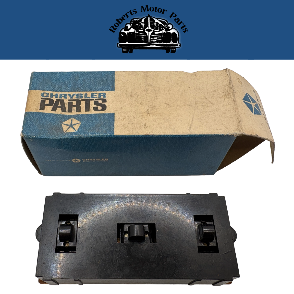 New Old Stock Electric Seat Adjuster Switch For 1957-1958 Mopar Models #1779859
