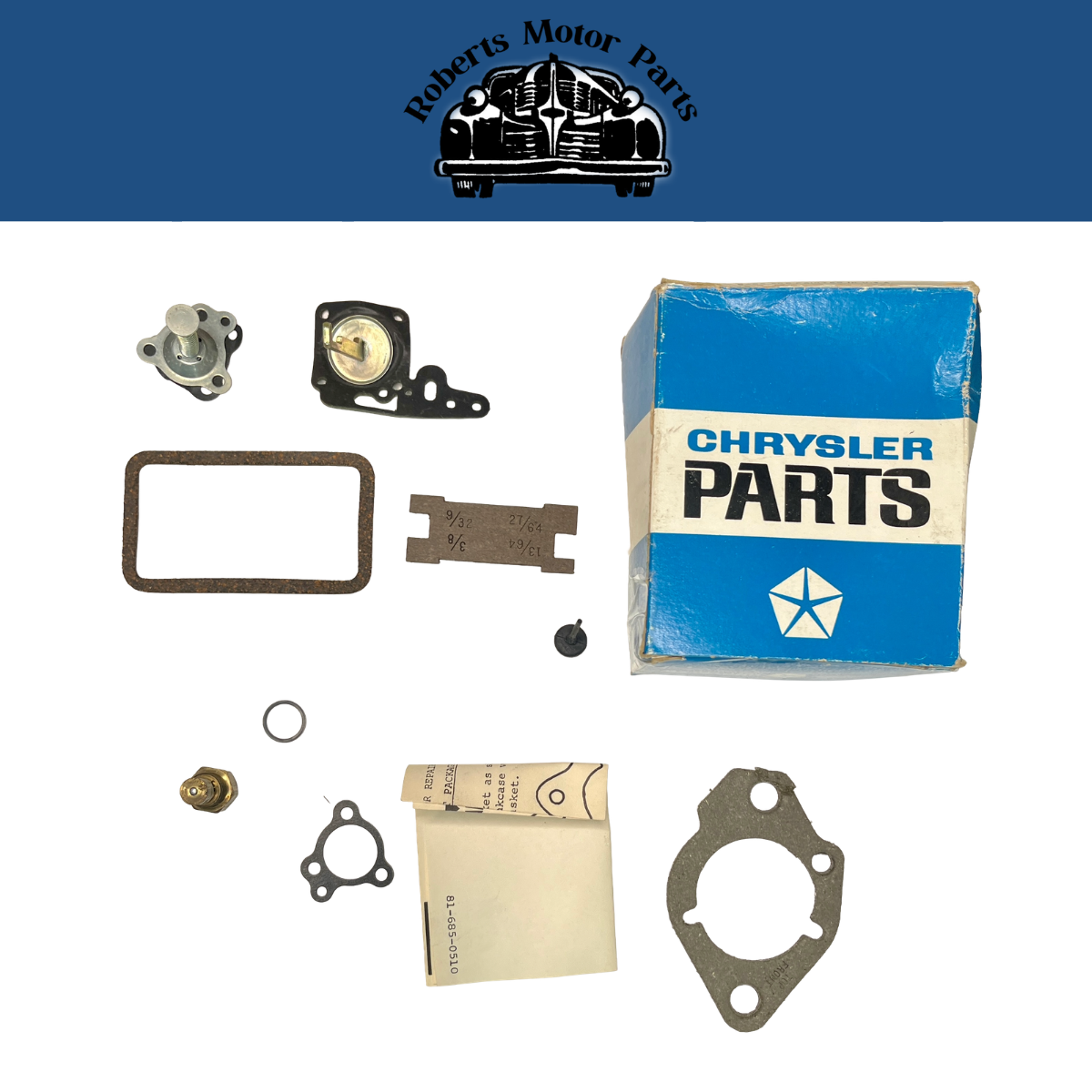 New Old Stock Carb Repair Pkg 1968-70 Charger GTX Satellite Barracuda #2933125