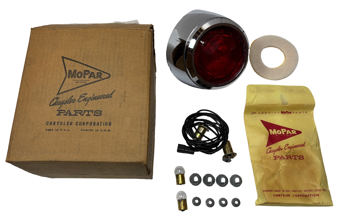New Old Stock Upper Taillight Package for 1961 Dodge Dart Mopar #2298756