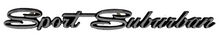 New Old Stock Sport Suburban Tailgate Nameplate for 1968 Plymouth Fury #2841434