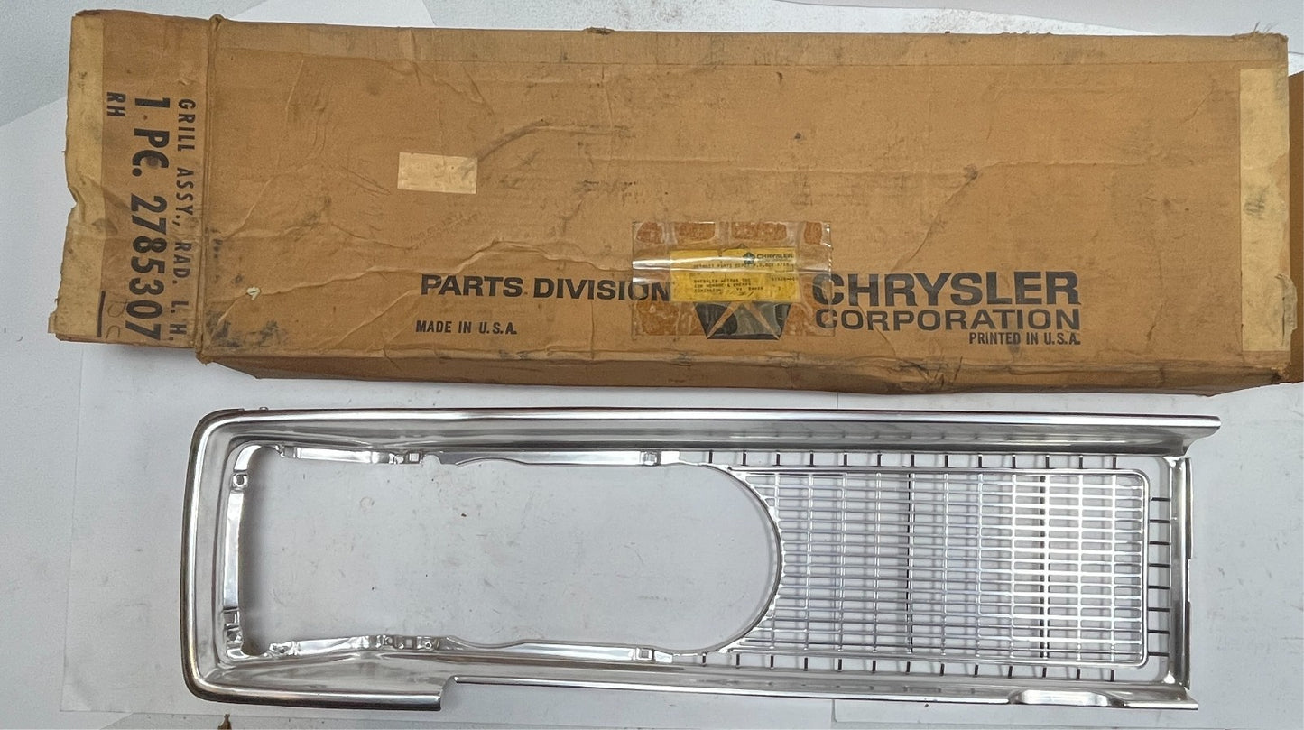 New Old Stock Grille Assy. for 1966 Dodge Coronets #2785306 & #2785307