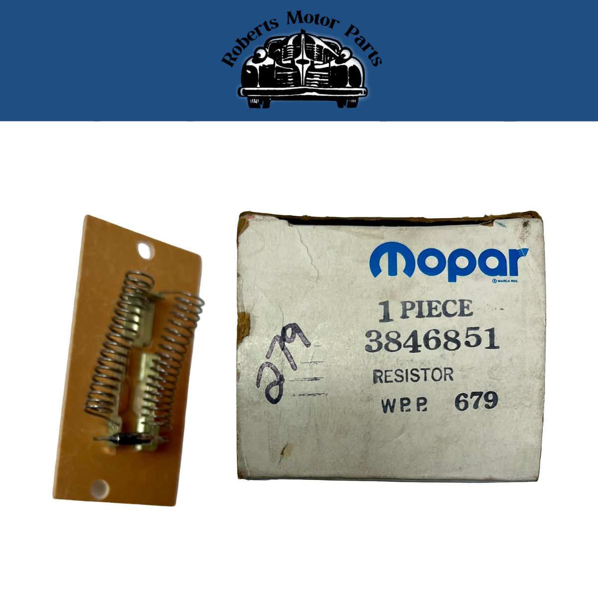 New Old Stock Blower Motor Resistor For 1971-1978 A B F Body Mopar #3846851