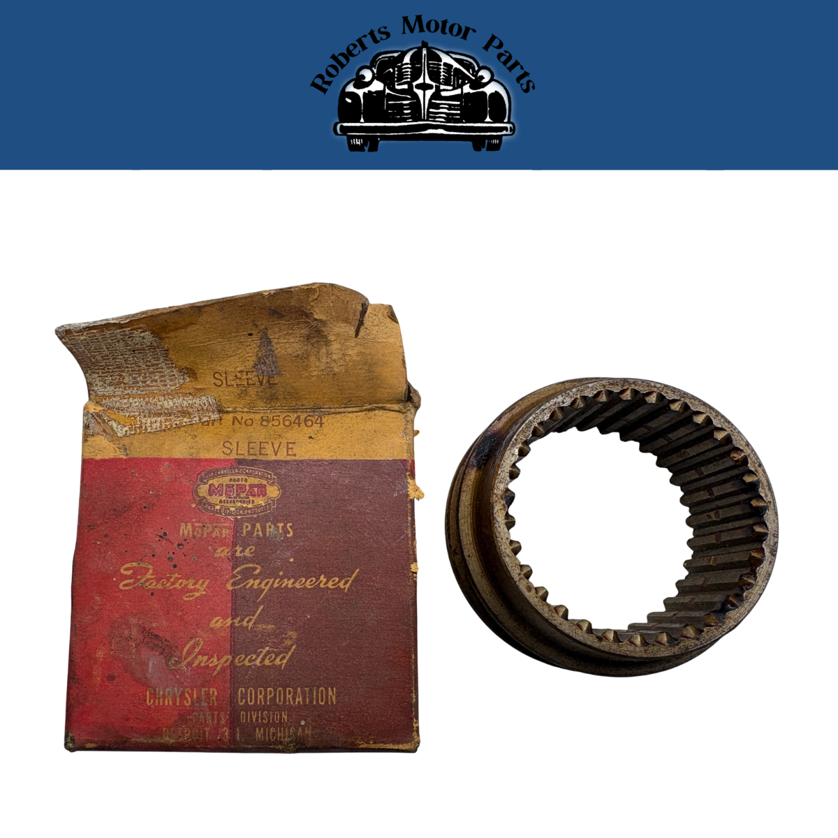 New Old Stock Trans Clutch Gear Sleeve 3 Speed For 1940-1955 Mopar #856464