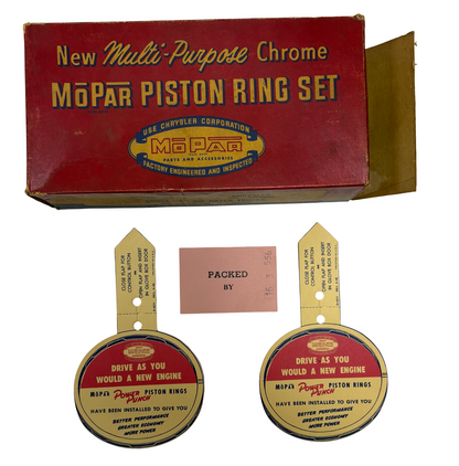 New Old Stock Piston Rings for 1952-56 Dodge/DeSoto/Plymouth 8 Cyl #1653383