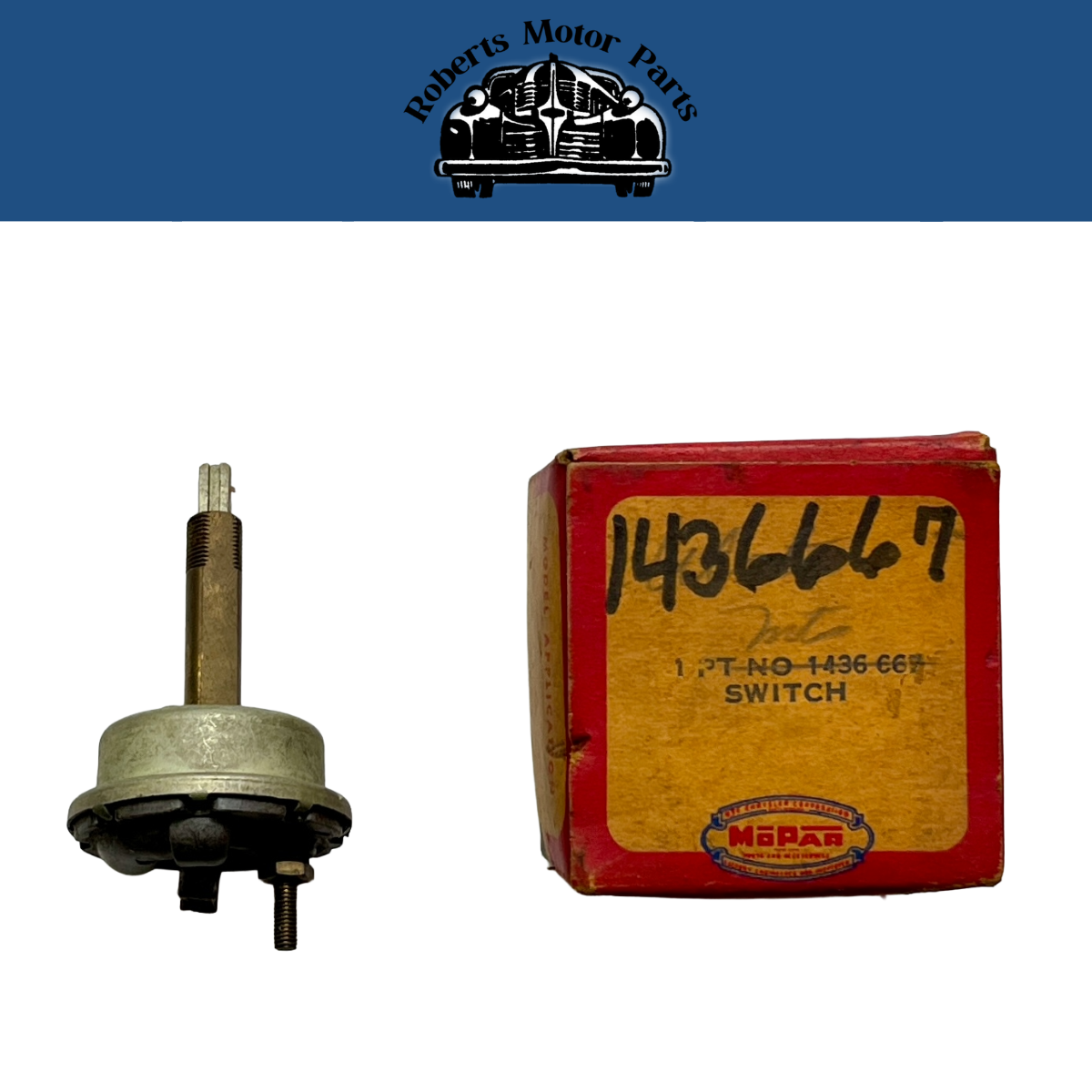 New Old Stock Map & Courtesy Light Switch for 1953-54 Models #1436667