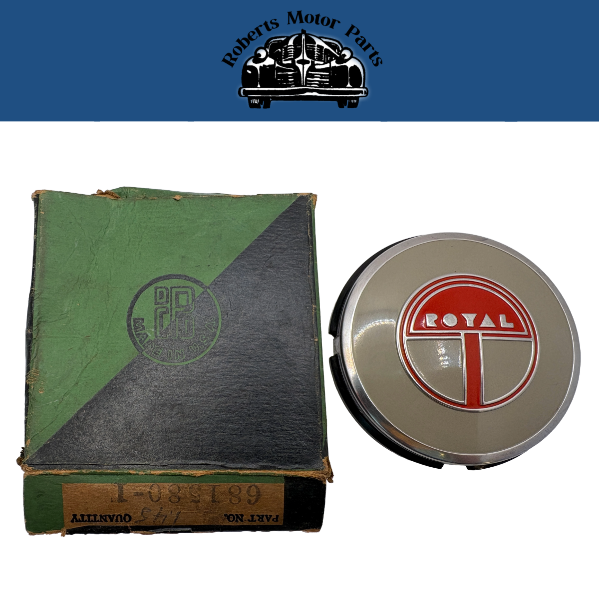 New Old Stock Horn Button For 1938 Chrysler Royal C18 Models Mopar #681580