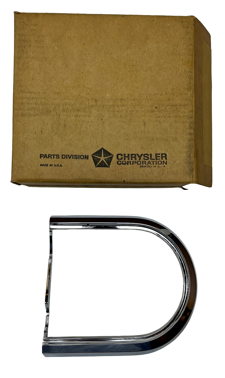 New Old Stock Outer Tail Bezel Pair For 1965 Dodge Dart #2524354 & #2524355