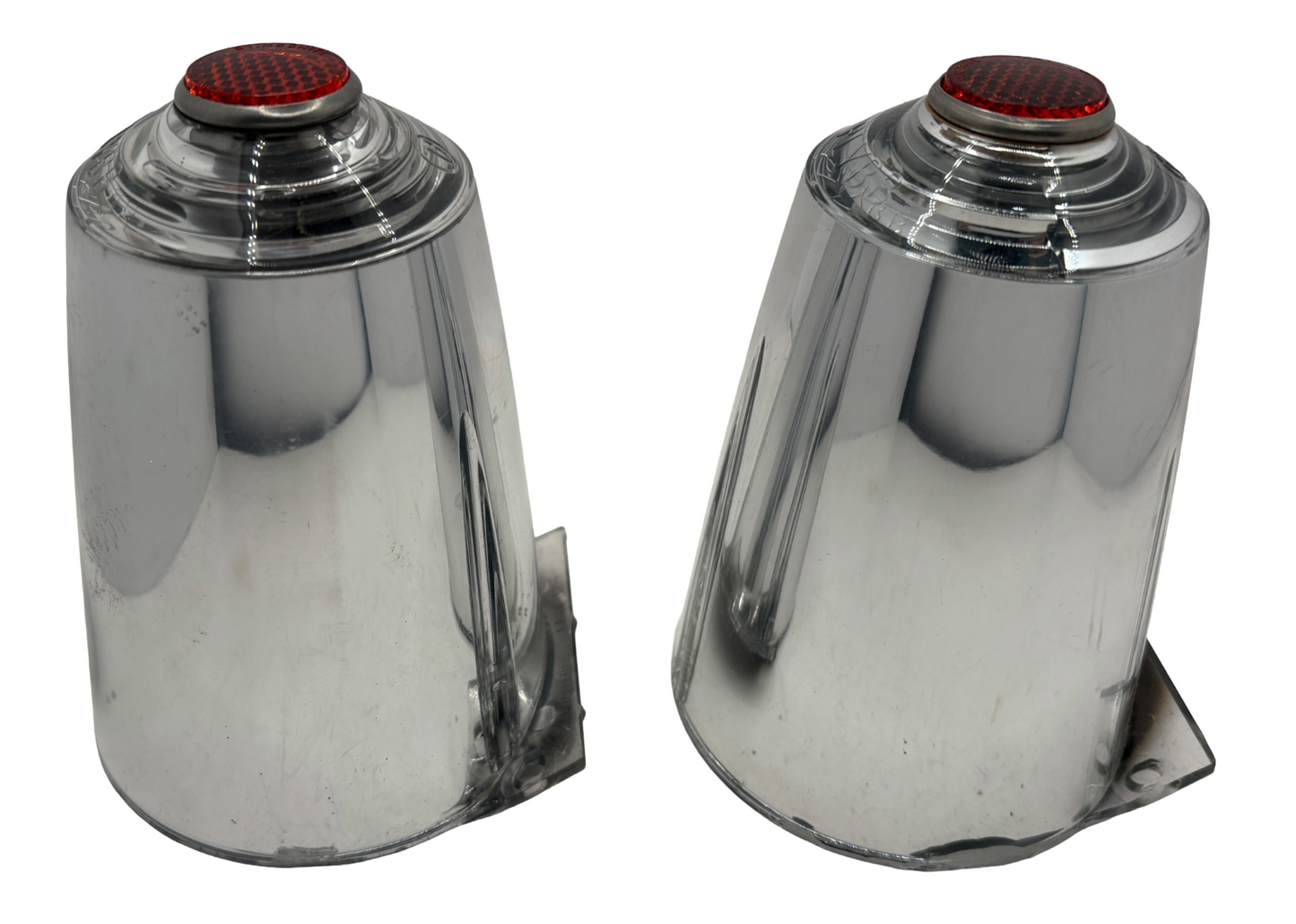 New Old Stock Reverse Lamp Lens Pair For 1955 Plymouth Models Mopar #1604764