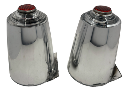 New Old Stock Reverse Lamp Lens Pair For 1955 Plymouth Models Mopar #1604764