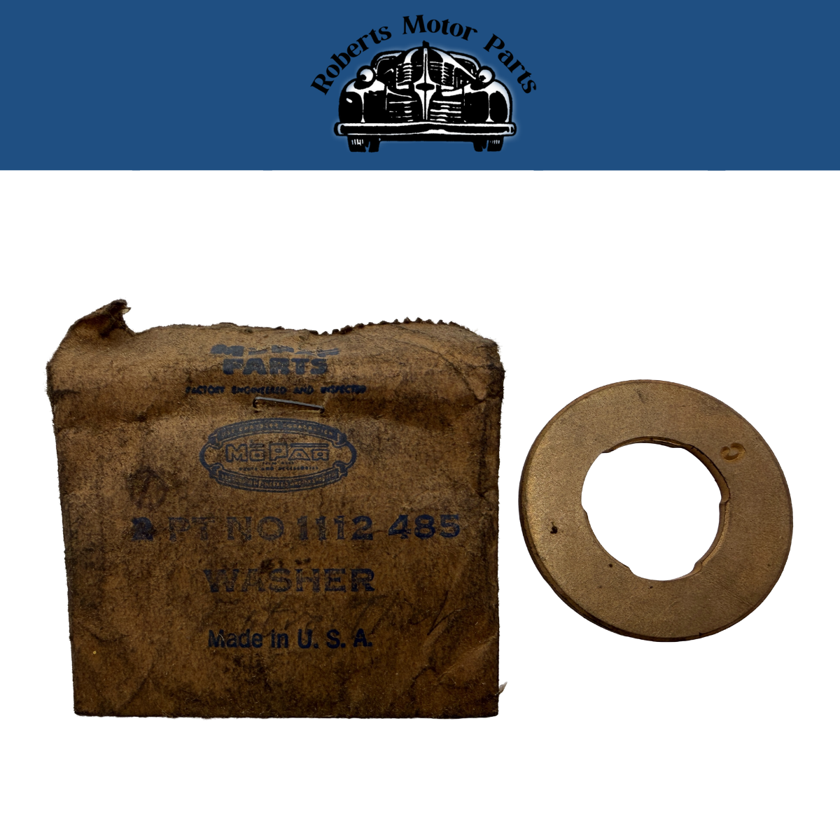 New Old Stock Transmission Rear Thrust Washer 1946-1954 Chrysler DeSoto #1112485