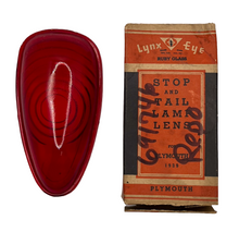 New Old Reproduction Stock Stop & Tail Lamp Lens for 1939 Plymouth Mopar #691746