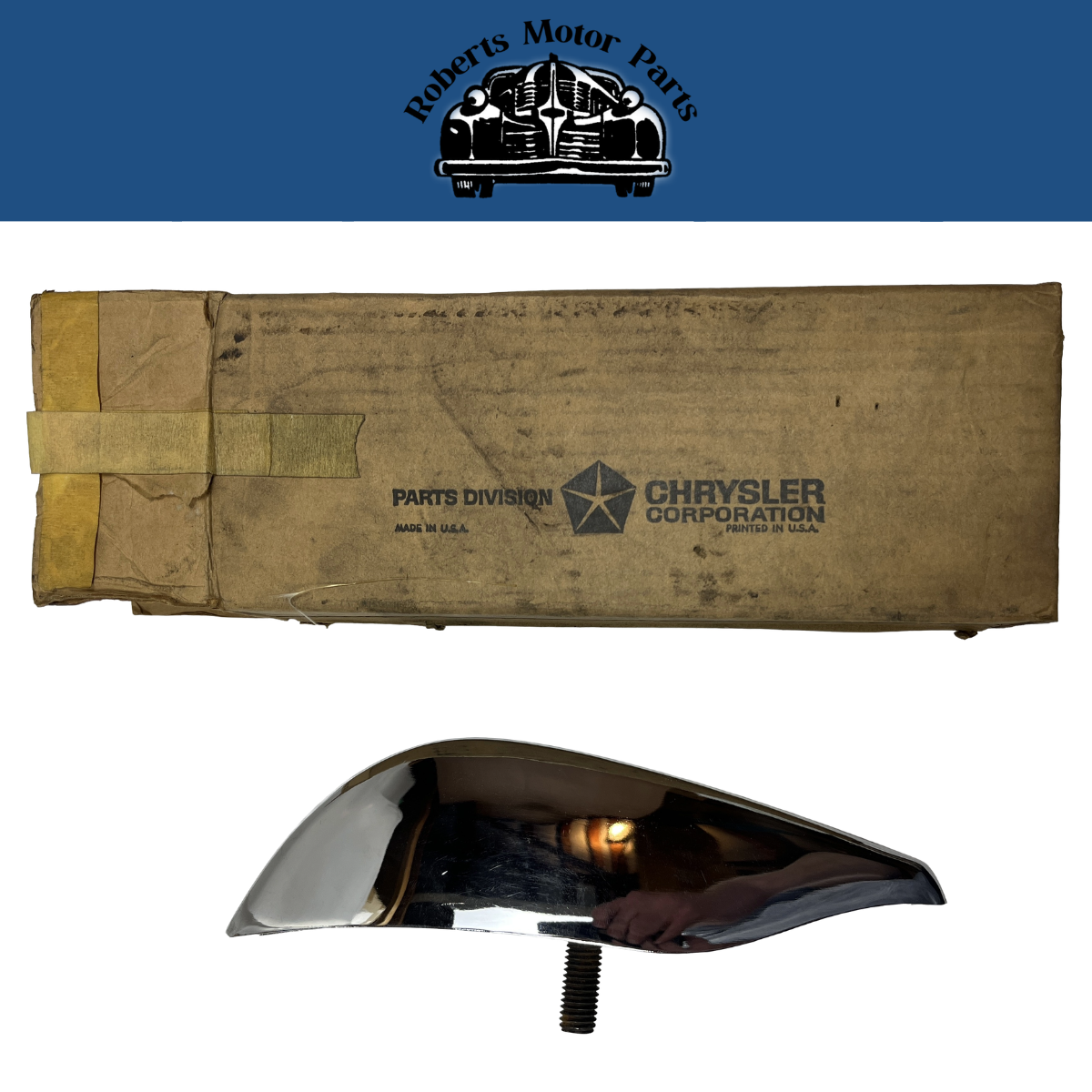 New Old Stock Right Front Bumper Guard For 1965 Chrysler Models Mopar #2461368