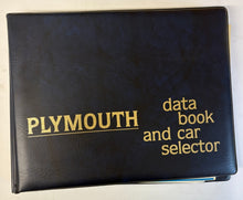 Original 1979 Plymouth Data Book and Car Selector