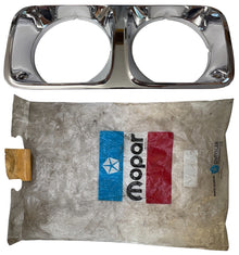 New Old Stock Left Headlight Bezel for 1974-78 Chrysler Models #3691213