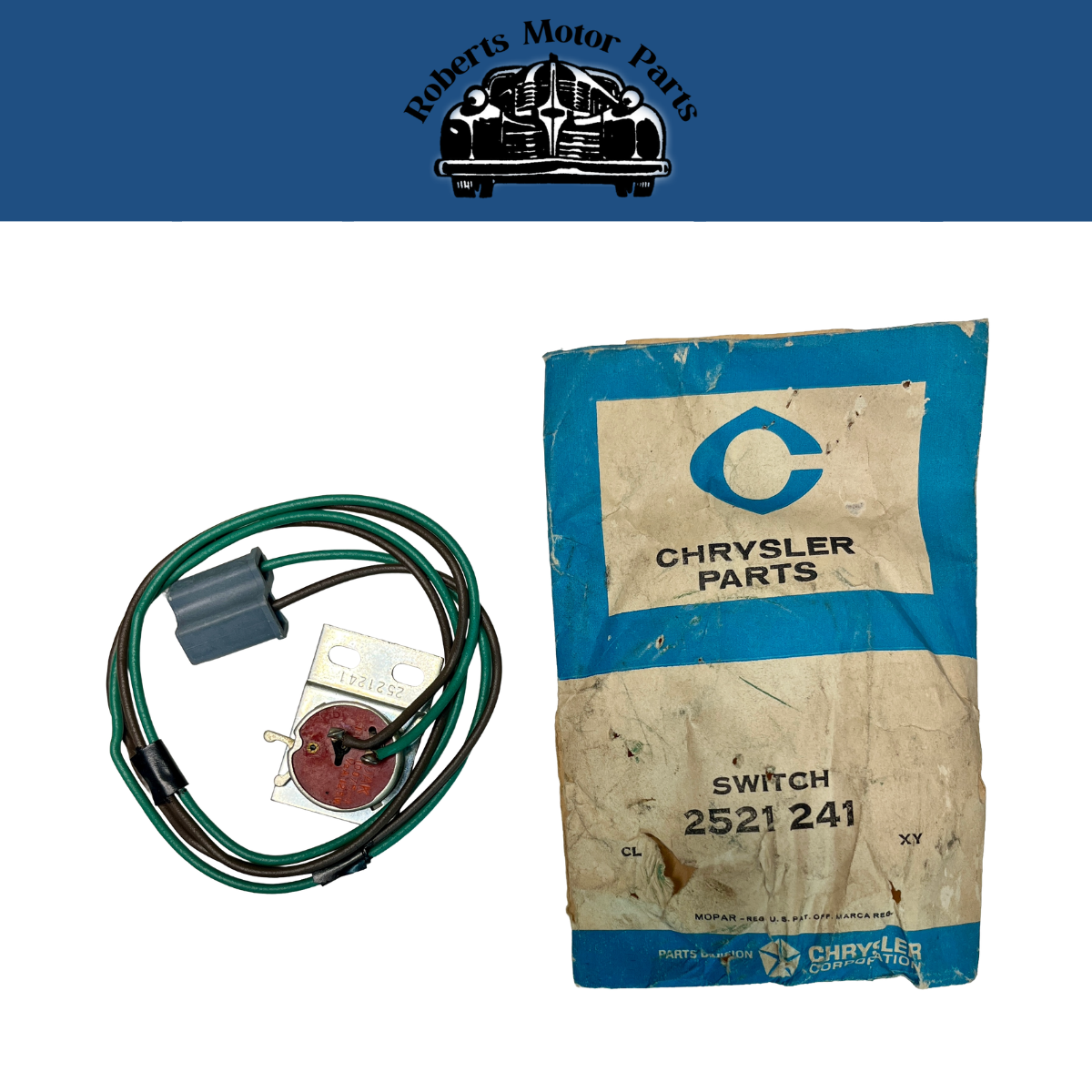 New Old Stock A/C Resistor Bypass Front Unit For 1965 Mopar Models #2521241