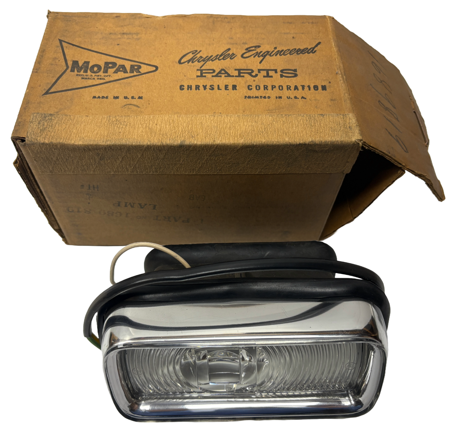 New Old Stock Parking Light Lamp for 1955 Plymouth Models Mopar #1689819