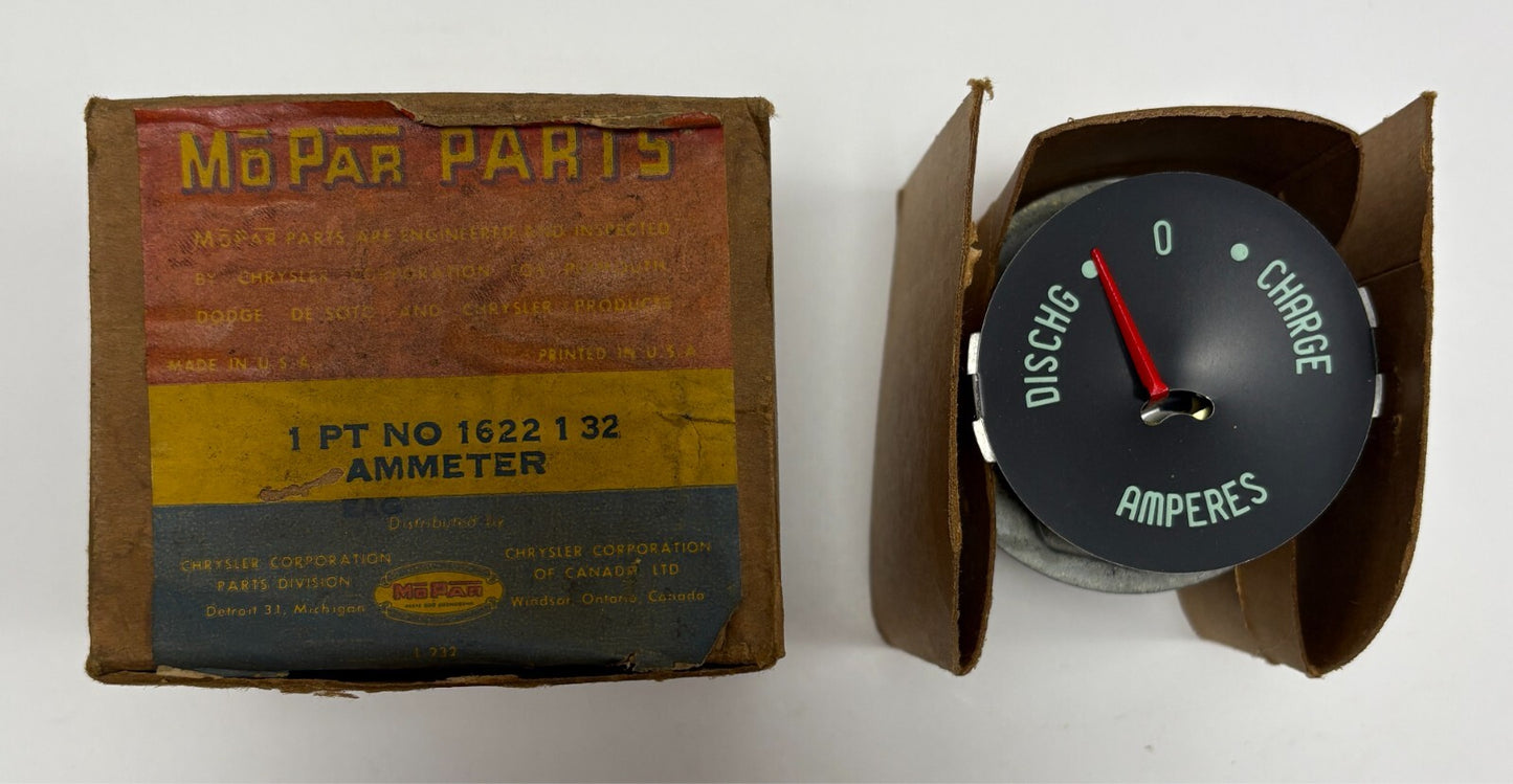 New Old Stock Ammeter for 1955 Plymouth Models Mopar #1622132