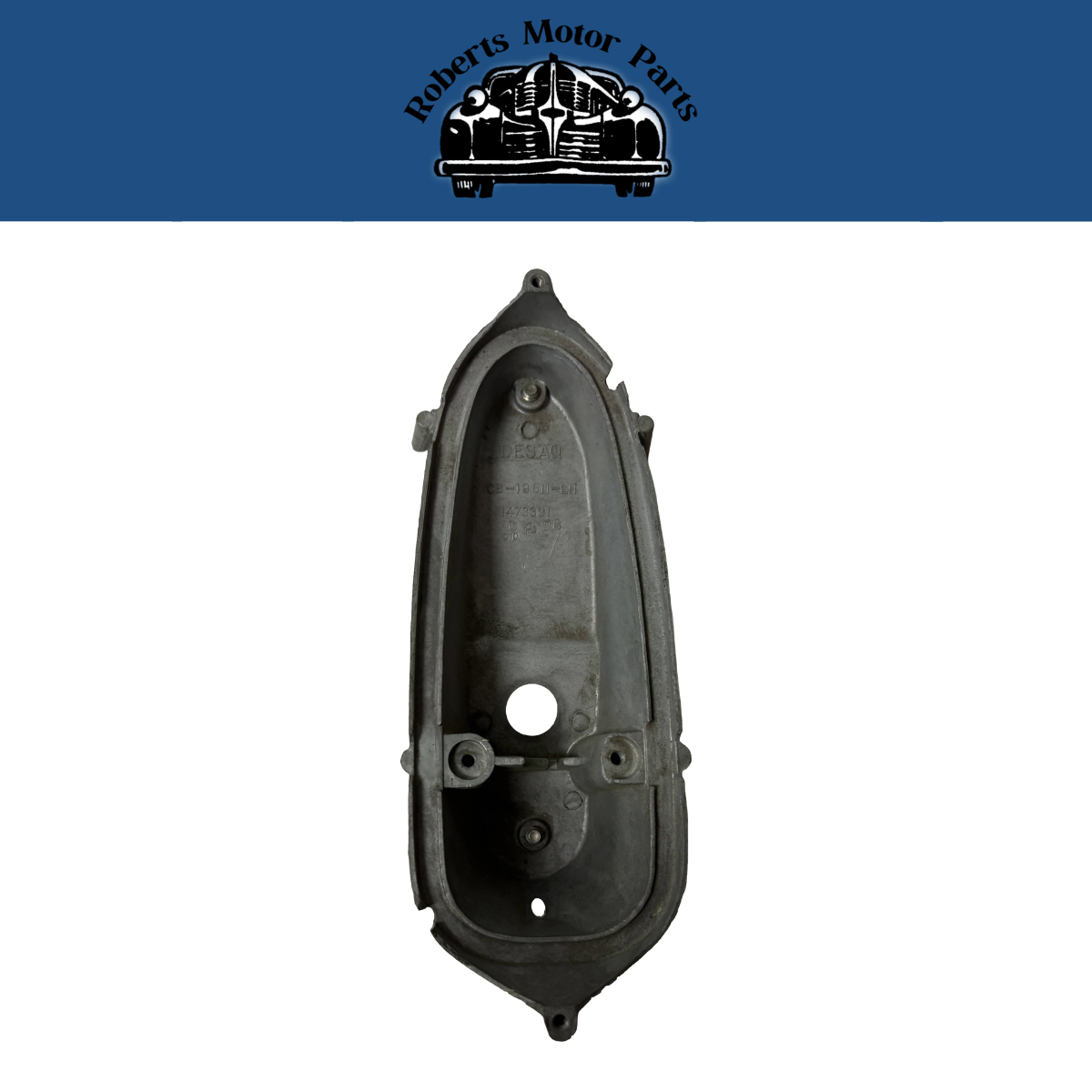 New Old Stock Left Tail Light Housing For 1951-1952 DeSoto Models Mopar #1473389