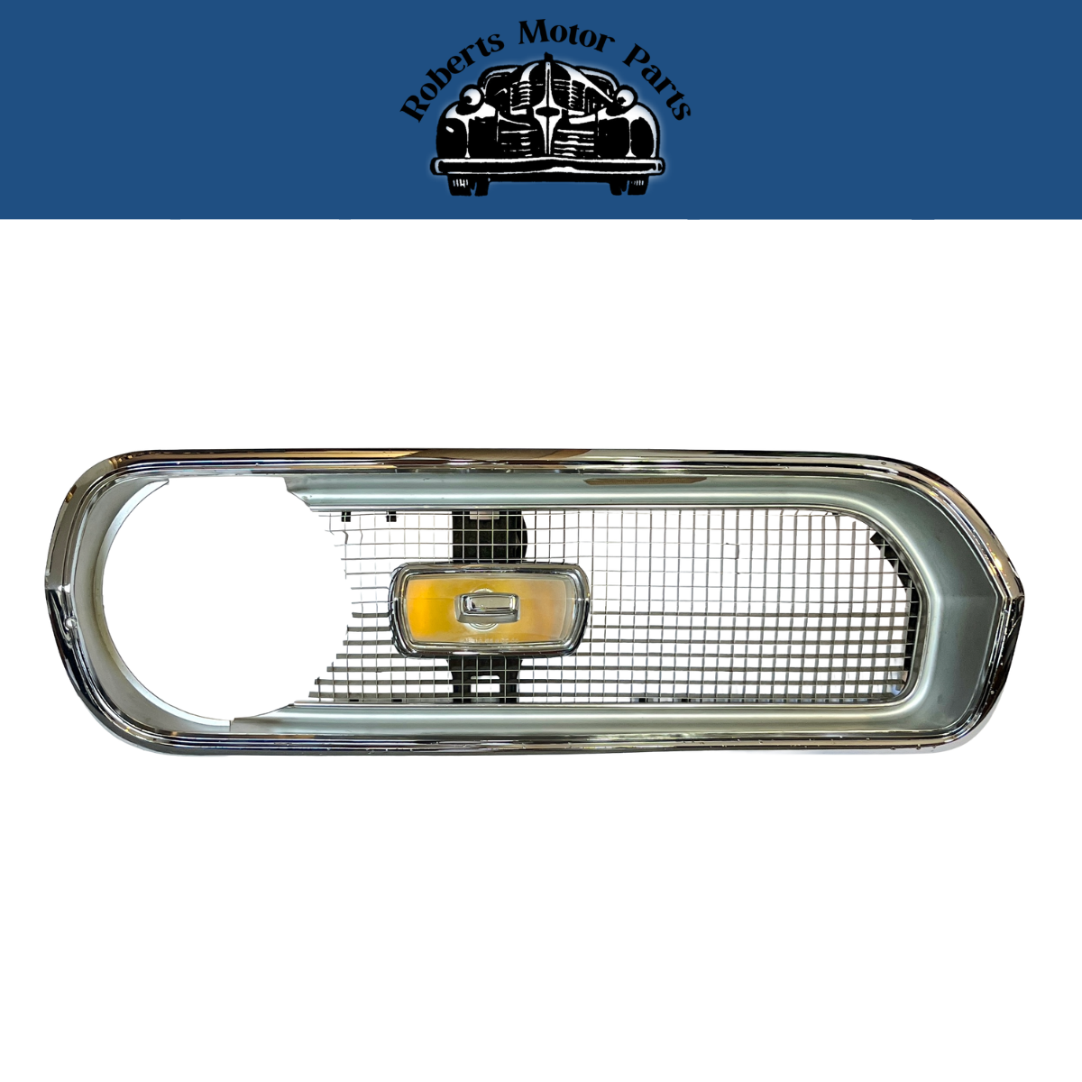 Used Old Stock Left Grille Assy & Light for 1969 Barracuda Models