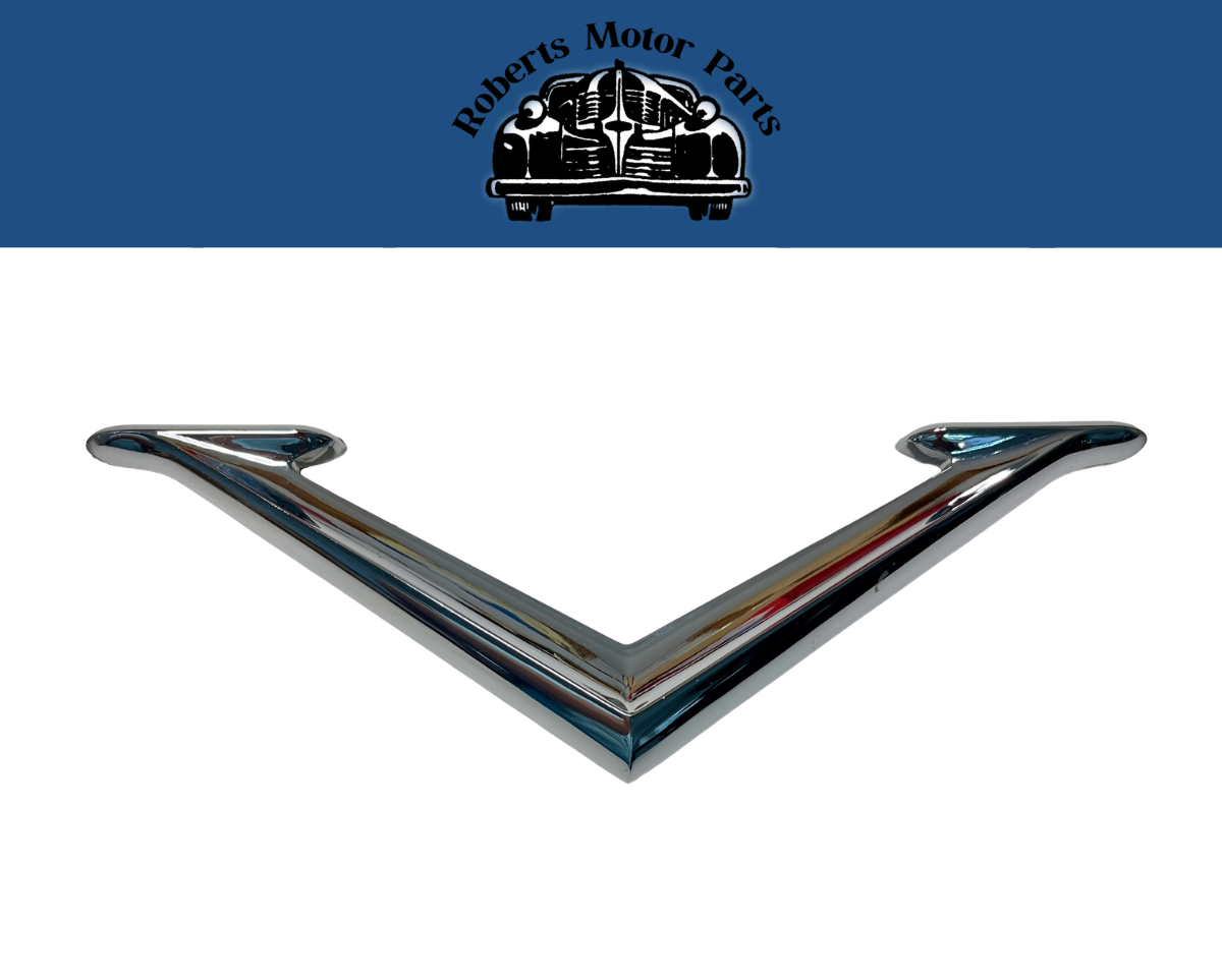 New Old Stock Quarter Panel V Medallion For 1955 DeSoto All Models #1494218