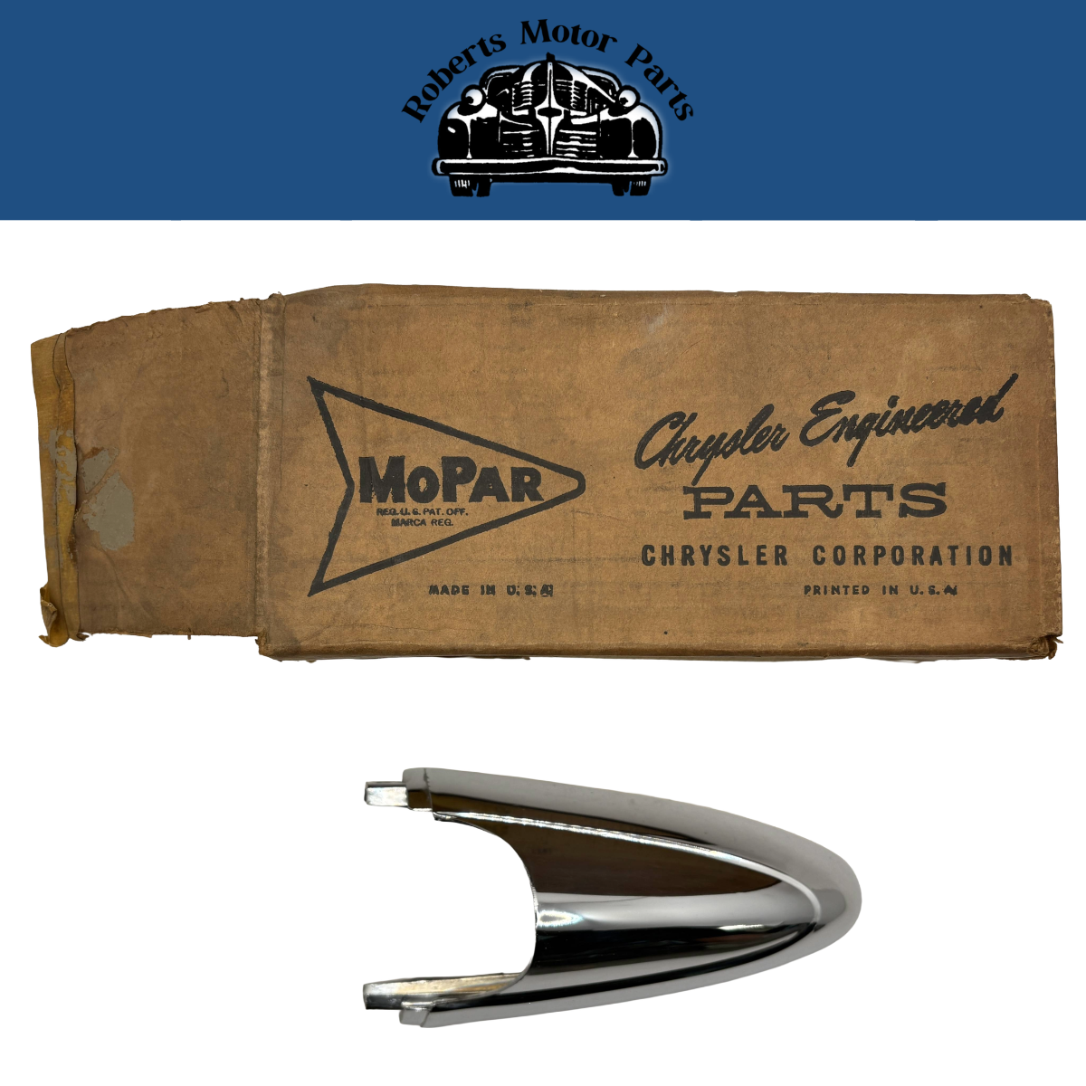 New Old Stock Right Tail Fin Cap For 1959 Dodge Models Mopar #1846633