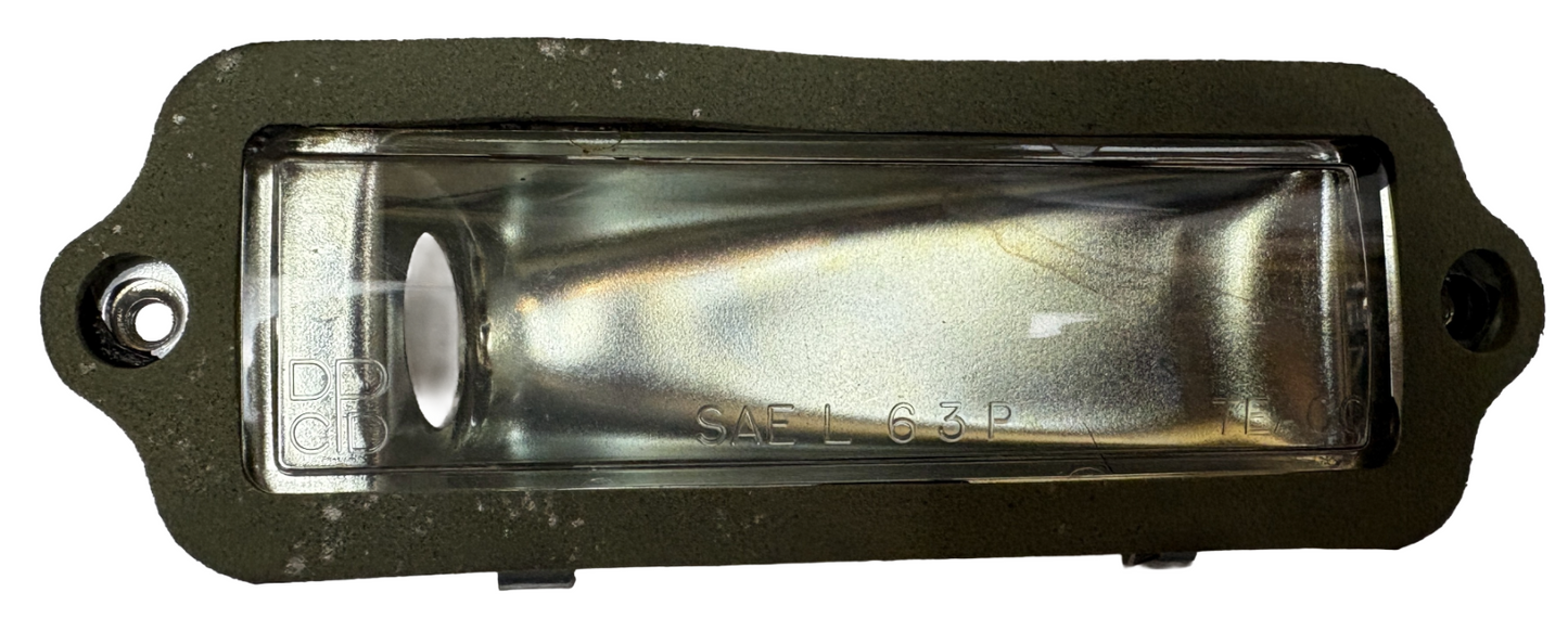 New Old Stock Rear License Plate Lamp Assembly For 1963 Plymouth Models #2422664