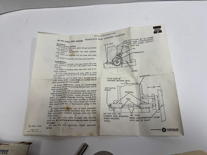 NOS Mopar 1970-4 Heat Riser Repair Kit 383 & 440 Engines #3420045