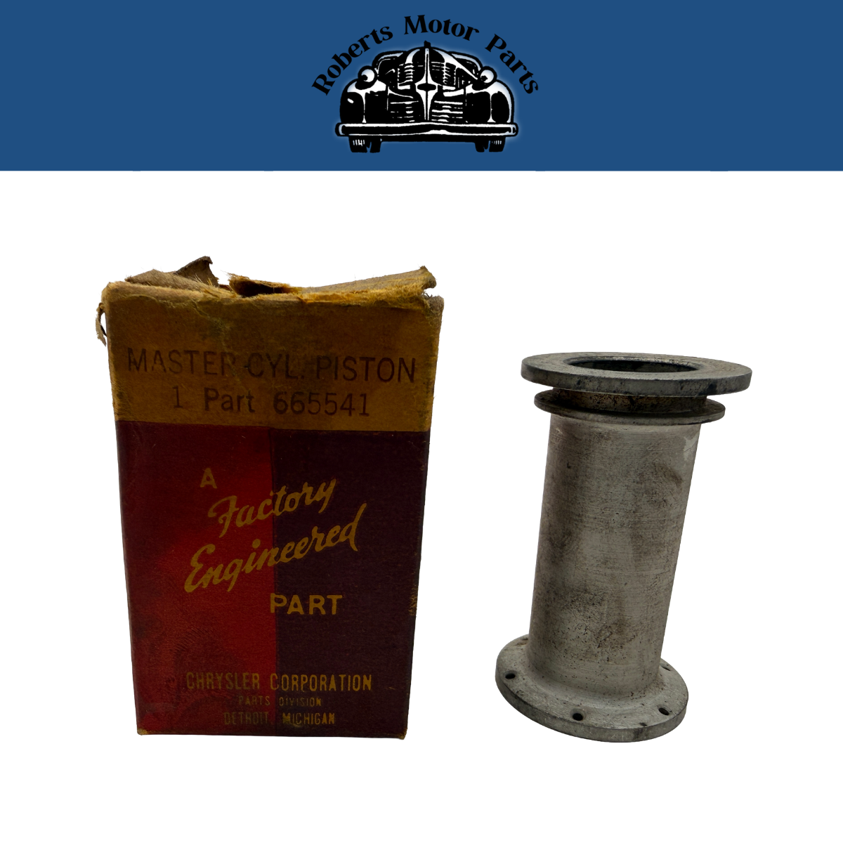 New Old Stock Master Cylinder Piston For 1931-1936 Plymouth Models Mopar #665541