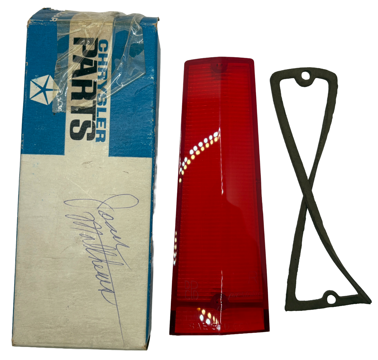 New Old Stock Right Tail Light Lens for 1966 Plymouth Barracuda/Valiant #2585057